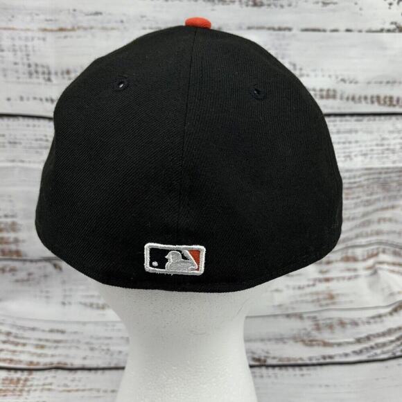San Francisco Giants MLB Fitted New Era 59Fifty Baseball Hat Black Size 7 1/8 - Picture 3 of 10